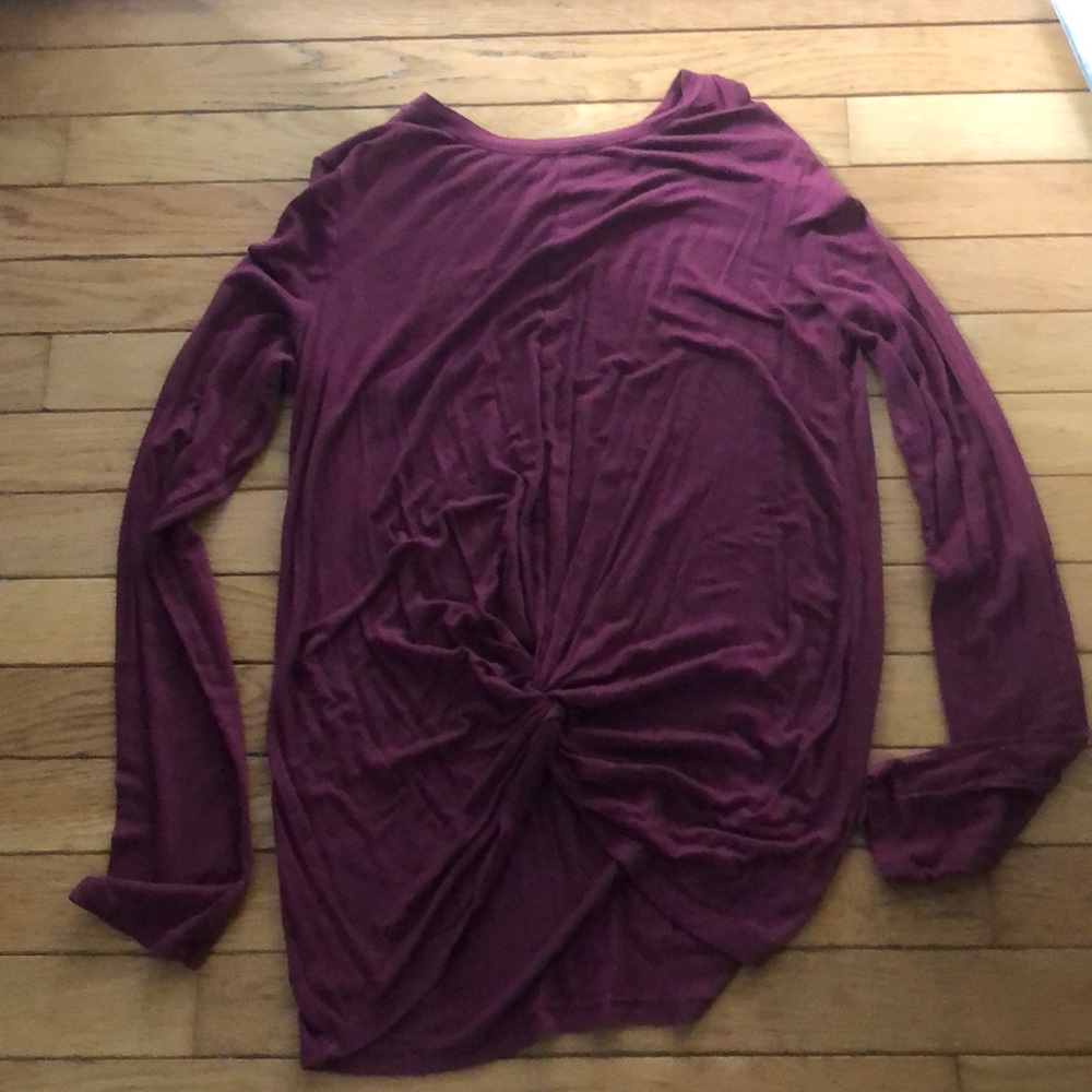 Art class long sleeve tied shirt